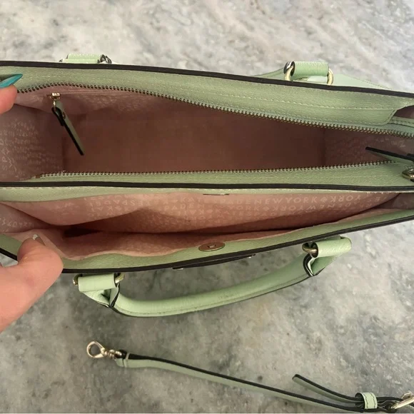 Kate Spade Mint Leather Satchel - Picture 4 of 5